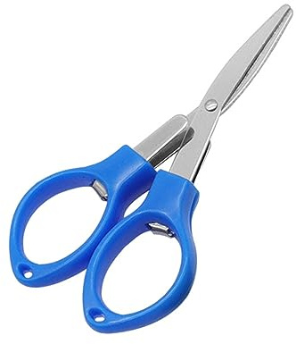 Rdxanc Tijeras plegables pequeñas, tijeras portátiles seguras, tijeras telescópicas de acero inoxidable para uso doméstico y de viaje