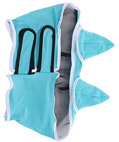 CHICIRIS Máscara de Caballo, Diseño Transpirable de Malla Fina Suave para Prevenir Insectos Voladores, Máscara Facial de Caballo con Orejas, Suministros para Caballos (Blue)