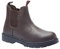 Botas de seguridad para Blackrock, puntera de acero, botas Chelsea, para hombre, mujer y niña, calzado de seguridad, jardinería, marrón, equitación, patio, calzado sin cordones, ligero