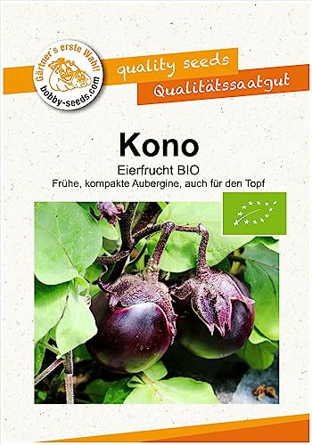 BIO-Gemüsesamen Kono Aubergine Portion