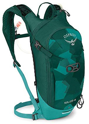 Osprey Salida 8 Trinkrucksack für Frauen, mit Hydraulics™ LT 2,5-Liter-Trinkblase - Teal Glass (O/S)