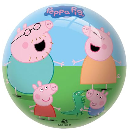 Mondo Toys BIO BALL - Pallone PEPPA PIG BIO - per bambina/bambino - multicolore - BioBall - 26030, size 5