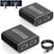 Splitter HDMI 2.1 8K @ 60 Hz 1 Entrée 2 Sorties, Répartiteur 1x2 Pour 1 Source Vers 2 Écrans, Double Moniteurs en HDR VRR Pour Xbox PS5/4/3 Roku TV