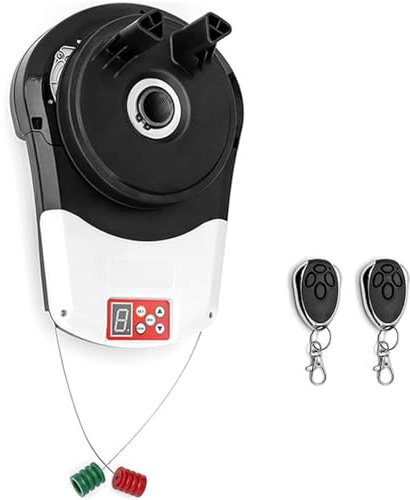 Automatisk rullportöppnare, rullport elektronisk hissmotor Smart garageportöppnare, med lyftkraft 800N rullande 22m2, grindöppnare rulljalusi Inbyggd motor