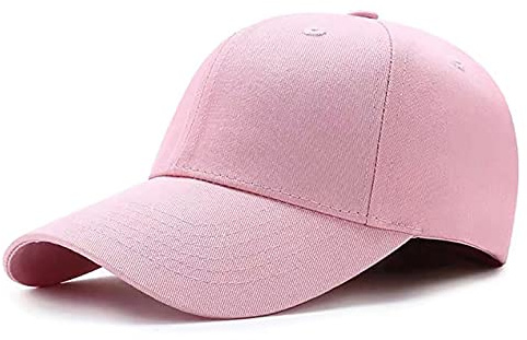 Etyepoh Baseball Cap für Herren und Damen, Unisex Kappe Verstellbar Reine Farbe Baseboard Baseballkappe Mütze (DE/NL/SE/PL, Alphanumerisch, Einheitsgröße, A-rosa02)