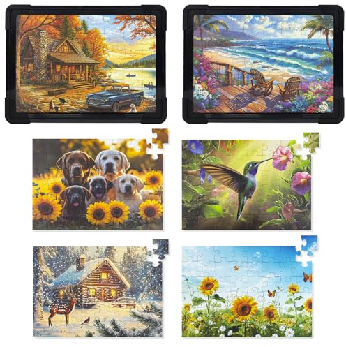 6 PCS 48 Large Piece Puzzles for Seniors, Adults with Dementiam Activities
