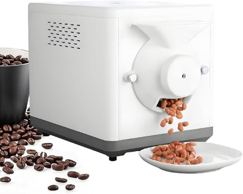 1600W elektrisk kafferostare, 1,5 kg kafferostare för hemmabruk, perfekt för att baka kaffe, kastanjer och spannmål - timer och temperaturkontroll