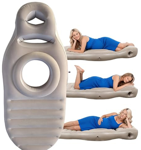 CLIUNT Inflatable Pregnancy Pillow for Sleeping, Maternity Pillows for Pregnant Women, Pregnancy Pillow Full Body, Pregnancy Pool Float for Stomach Sleepers