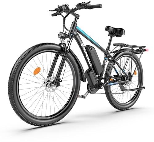 FENGQS Vélo Électrique 27,5, VTT Électrique Adulte, Moteur 250W, Batterie Amovible 840 Wh, Autonomie Jusqu’à 120 km, 21 Vitesses, Écran LCD, Charge Max 150 kg, Modèle Mixte E-Bike
