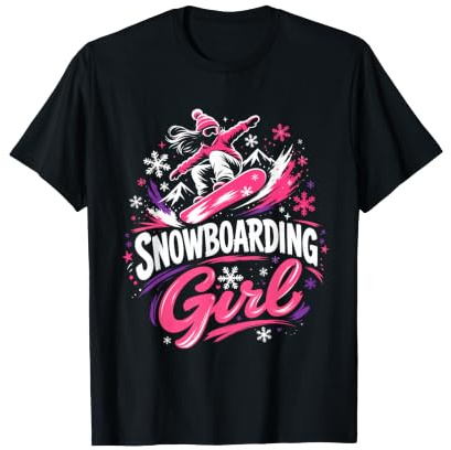 Snowboarder Snowboarding Girl Girls Children Snowboard T-Shirt
