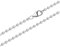 NKlaus 60cm Kugelkette 925 Silber elegante Halskette Breite: 3,0mm Collier 14,7g schwer 4261