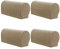 ESRISE Armrest Chair Covers, Set of 4 Stretch Armchair Couch Arm Rest Cover Anti-Slip Spandex Polyester Sofa Chair Arm Caps Slipcovers for Furniture Protector (Sand)