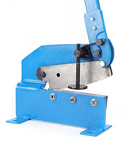 Forbici a leva manuale, 125/200 mm, lunghezza lama in metallo blu, acciaio