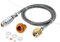 1,5 m Teflon-Hochdruckschlauch mit Soda Wassersprudler Duo-Terra-Adapter