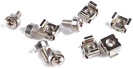 ULTECHNOVO 20piezas Tuerca Enjaulada Tornillo De Montaje Tornillos De Montaje y Arandelas Para Rack