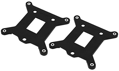 sourcing map 2pcs Motherboard Backplate, CPU AMD Heatsink Backplate, Radiator Holder Bracket Backplate for LGA 1150 1155 1156
