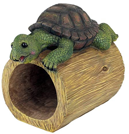 Design Toscano QM2868700 Regenfallrohrauslass „Drips, die Schildkröte“