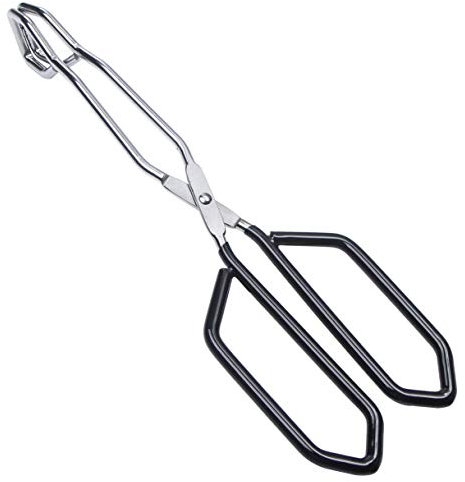 MSY BIGSUNNY Edelstahl-Scherenzange, robust, mit weichen Griffen, Schwarz, 28 cm