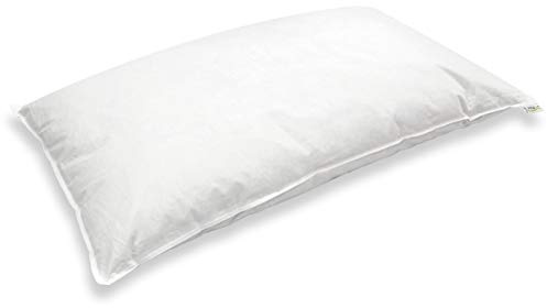 Vitabo Cuscino Kapok, 100% fibra naturale, cuscino per dormire con imbottitura morbida, imbottitura individuale, anallergico, vegano e regola l'umidità, 78 x 48 cm