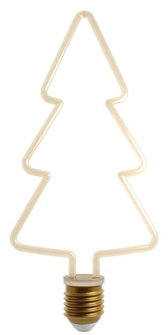 LEDSone 4W 8W E27 Retro LED Edison Bulb 220V-240V Vintage Soft Filament Bulb Holiday Night Light Christmas Home Decor Halloween Lights (Tree Shape, 1 Pack)