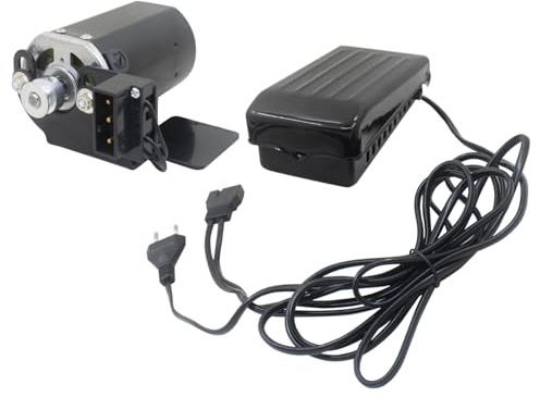 Motor y pedal maquina de coser universal domesticas pedal controlador pie motor servo maquina de costura interruptor (AC220v 250w)