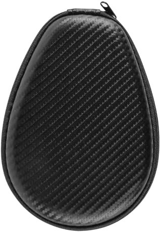 Ieron Borsa da Viaggio per Cuffie a conduzione ossea Custodia per Auricolari a conduzione ossea Custodia per Cuffie Eva Rigida Portatile Resistente alla Pressione (Nero) 16,5x11x4 cm (Interno)