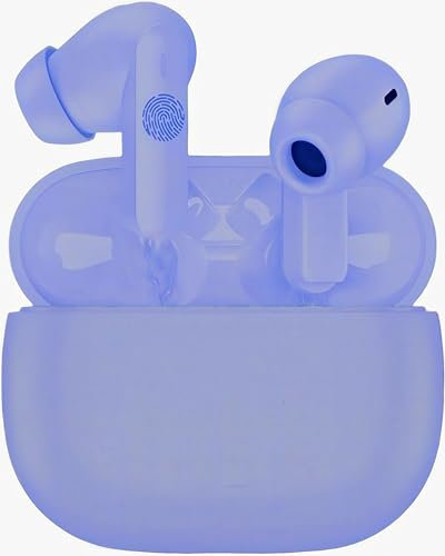 Genérico Auriculares Inalámbricos Bluetooth, Cascos Inalámbricos Bluetooth 5.4 HiFi Estéreo con HD Mic, 40 Horas Auriculares Inalambricos,IPX7 Headphones Compatible iOS y Android (Azul)