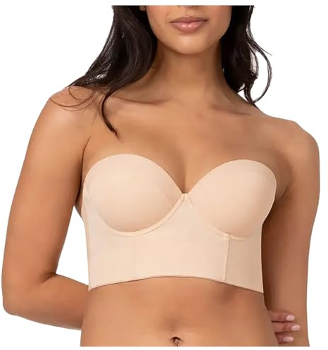 Nlaayong Soutien-Gorge Dos Nu pour Femmes - Soutien-Gorge Invisible, sans Coutures légèrement doublé, Dos Ouvert à découpe Basse, Convertible en Soutien-Gorge Dos Nu Multiway Halter
