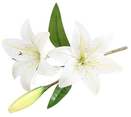 1 Stücke Künstlicher Seidenblumenstrauß Gefälschte Lilienstrauß Kreatives Bouquet Liebste Lilie Senden Sie Freunden Frische Wohnzimmer Dekoration(12)