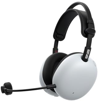 Sony INZONE H9 II Wireless Noise Canceling Gaming Headset, WH-1000XM6 Drivers, Lightweight, Detachable Cardoid AI Mic, 2.4GHz and Bluetooth, Soft Case, for PC, PS5, Switch, and Mobile, White