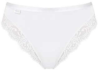 Sloggi Romance - Bikini - Uni - Femme - Blanc - FR: 46 (Taille Fabricant: FR: 46)