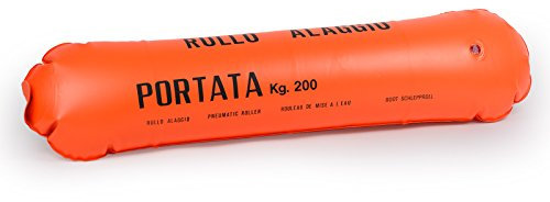 wellenshop Bootsrolle Sliprolle Sliphilfe bis 200kg Kunststoff PVC aufblasbar für Schlauchboot Boot Bootstrailer Schlepprolle