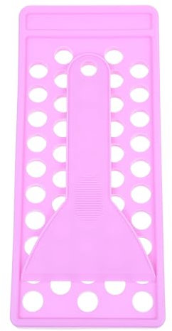 WOFASHPURET 1 Satz Lippenstift-füllform, Einfache Lippenbalsam Einfüllschale und Spachtel, Lippenstifte Fülltablett Kit, 5,5 ml Lipgloss Plastik Haupt Füllstoff Violett lipgloss selber machen