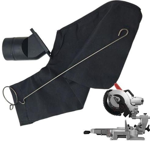 ulapithi Sac à poussière pour scie Circulaire, Sac collecteur de poussière pour scie à Onglet | Sac à poussière Transparent et Transparent - Sacs collecteurs de poussière Robustes et durables pour