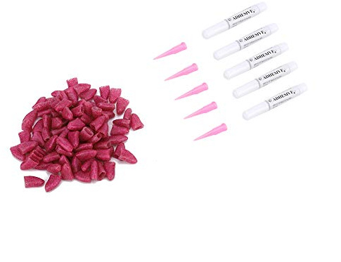 Cocoarm 100PCS Capsules pour Griffes de Chien, Protections Douces en PVC pour Petits, Moyens et Grands Chiens avec Colle Adhésive et Applicateur Manuel (XL)
