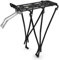 Flexzion Verstellbarer Fahrradträger, 50 kg Kapazität, Schwarz – Hinterradgepäckträger, Aluminium-Fahrradträger für 66-71 cm Räder mit Hardware im Lieferumfang enthalten
