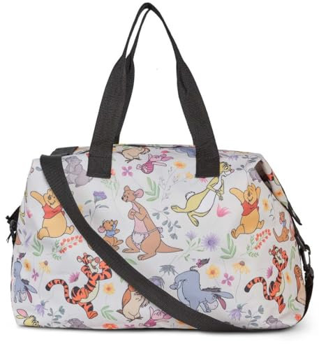 Disney Tragetasche mit Mickey Mouse Friends-Aufdruck für Wochenendreisen, Winnie Puuh Freunde