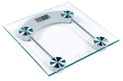 BASCULA DE PESO CORPORAL CUADRADA ELECTRONICA DE CRISTAL CAPACIDAD 180 KILOS PANTALLA LCD BASCULA BAÑO ALTA PRECISION