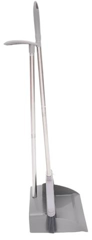 COLLBATH Escoba y Recogedor Pala para Basura Artículos De Limpieza Domésticos Mango para Hogar