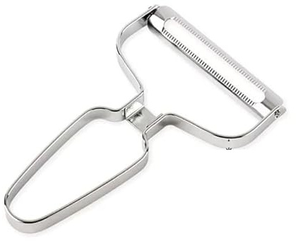 SHOUKAII Pelador de Verduras, Frutas, Cuchillo de, ralladores de Col, rebanador de Patatas for Ensalada, Accesorios de Cocina(Large Serration)