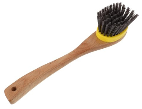 PENIKOKO Detachable Kitchen Pot Brush with Long Handle Non Stick Oil Resistant Wok Cleaning Brush Dense Bristles for Home and Restaurant Use Practical Hanging Design