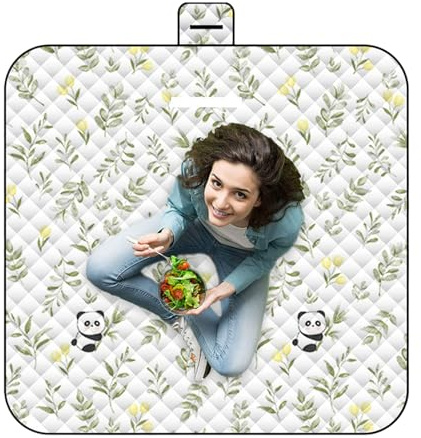 Bkljkf Coperta da Picnic per Spiaggia | Coperta per il Parco | Tappeto Gioco Con Stampa Animali 150x200 Cm Impermeabile Lavabile Antisabbia Per Esterni Divano Campeggio Escursionismo Parco