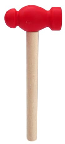 Faux marteau portable – Outil de simulation, marteau jouet pour garçons et filles, voyage, salon, école, accessoire de jeu de simulation résilient, accessoire de construction distinctif | Article