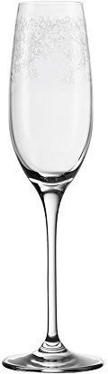 Leonardo Chateau Sekt-Gläser 6er Set, spülmaschinenfeste Prosecco-Gläser, Sekt-Kelch mit gezogenem Stiel, Sekt-Glas mit Gravur, 200 ml, 035302