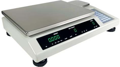 Dual Counting Scale, 50 lb Digital Parts Inventory Scale, Warehouse Scale