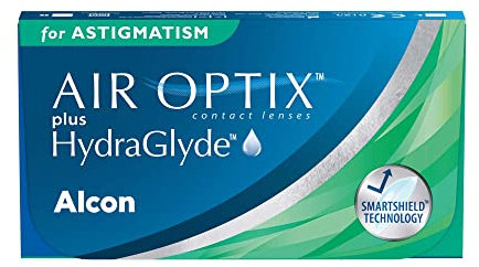 Air Optix plus HydraGlyde for Astigmatism Monatslinsen weich, 3 Stück / BC 8.7 mm / DIA 14.5 mm / CYL -0.75 / ACHSE 180 / -3.0 Dioptrien