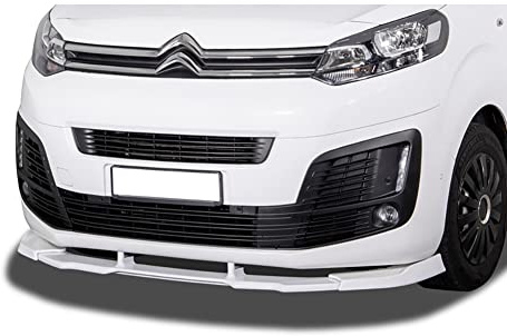 RDX Racedesign Spoiler avant Vario-X compatible avec Citroën Jumpy/Spacetourer & Peugeot Expert/Traveller & Toyota Proace/Proace Verso 2016- Opel Vivaro/Zafire Life 2019- & Fiat Scudo/Ulysse 2022-
