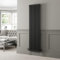 DuraTherm® 1800 x 470mm Black Traditional Vertical Designer Radiator Double Column Colosseum Cast Iron Style Central Heating Panel Radiators Rad
