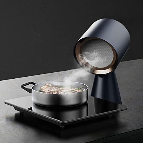 Desktop Cooker Hood for The Household, Low Noise, Portable Hot Pot Grill Companion, Mini Compact, Portable Cooker Hood, 30 W Small Cooker Hood