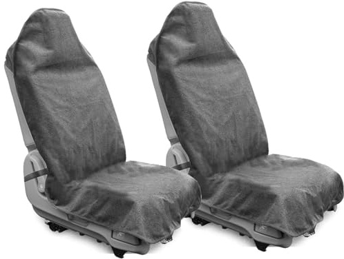 DECKALY Funda de Asiento de Coche Impermeable para después del Gimnasio, Correr, natación, Playa y Senderismo, Ajuste Universal, Antideslizante, Protector de Asiento para Coches, SUV, Camiones